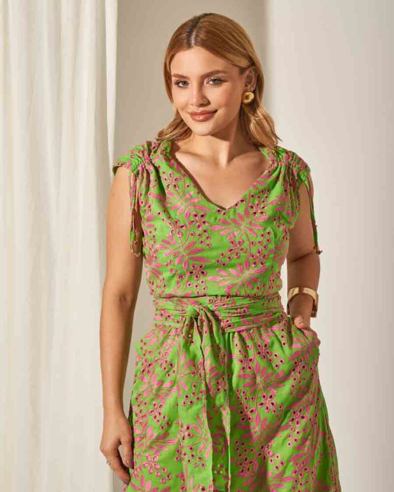 Vestido de Laise Estampado Luiza - Image 2