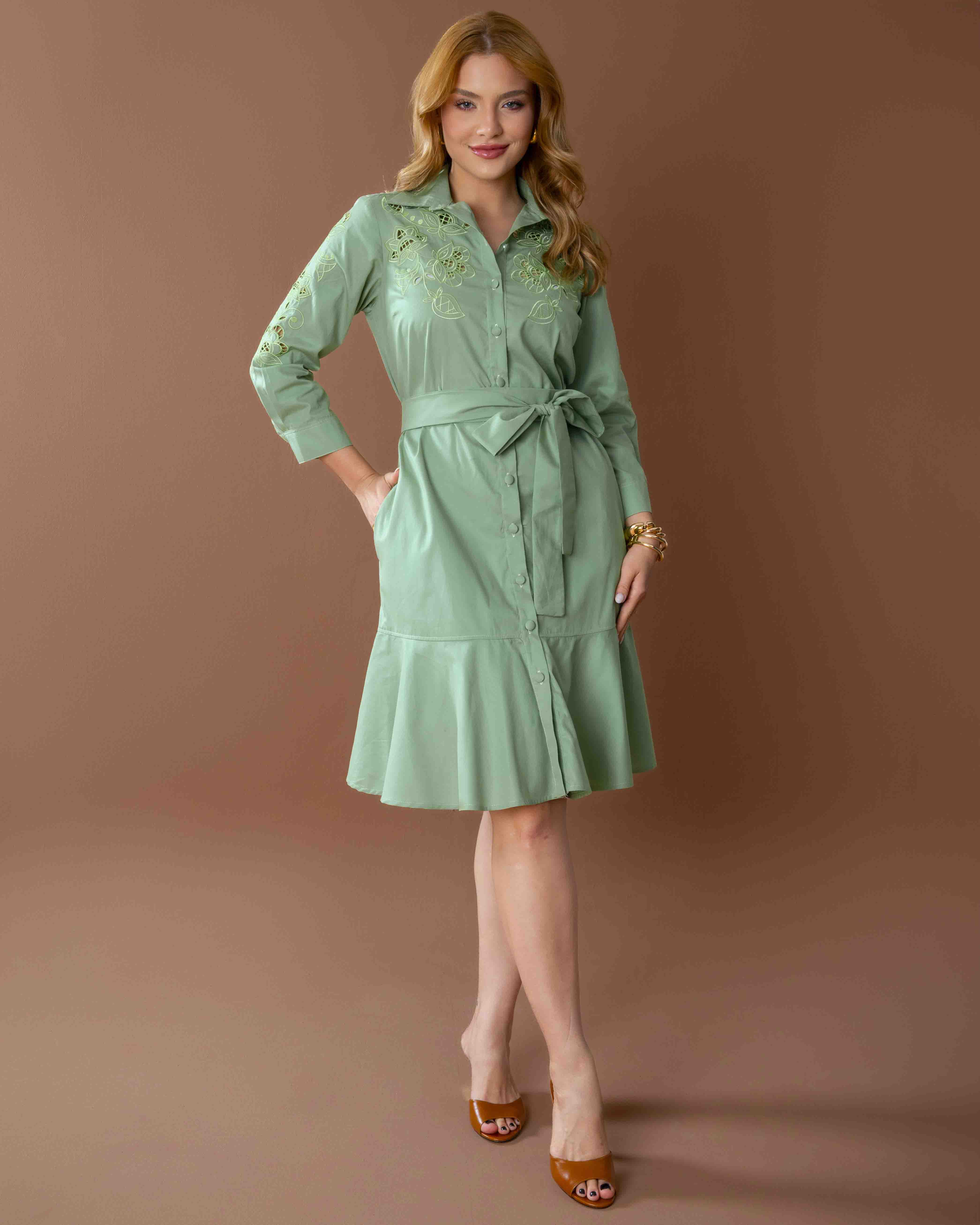 Chemise com Bordado Rechilieu Renata
