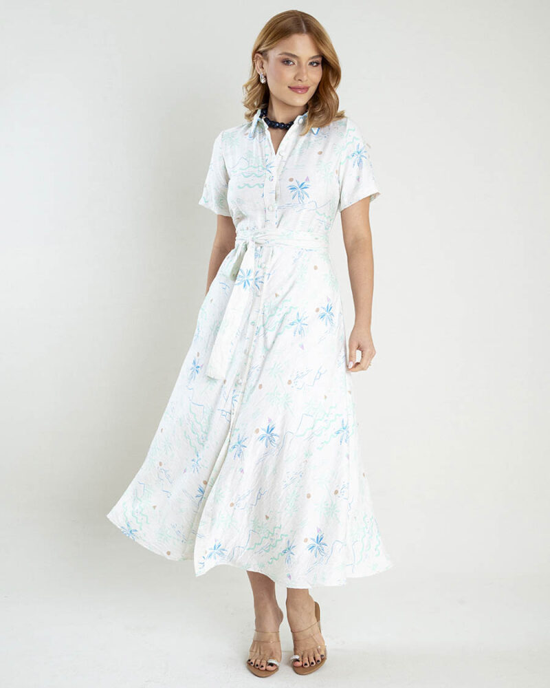 Vestido Estampa de Coqueiro Márcia - Image 6