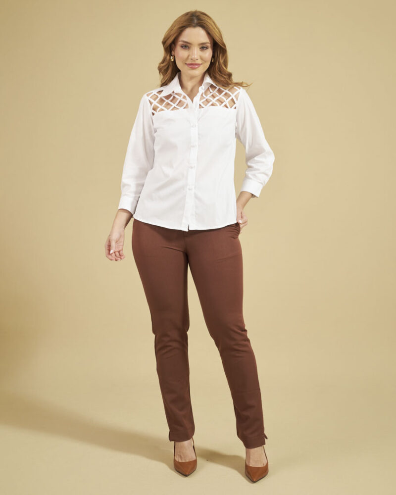 Camisa com Detalhe Vazado Jade - Image 5