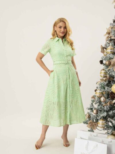 Vestido LC Sofia Verde/Nude