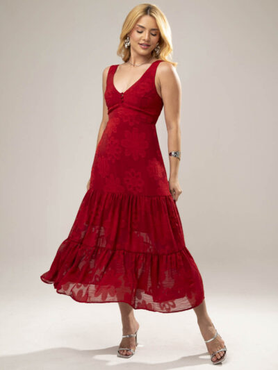 Vestido LC Virna Vermelho