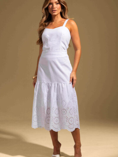 Conjunto LC  Laise bordado Isis Branco