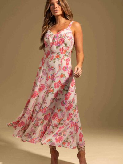 Vestido Com Wrap Top LC Stefanny