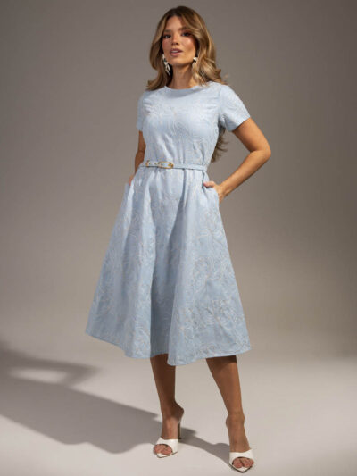Vestido LC Luanna Bordado com Cinto