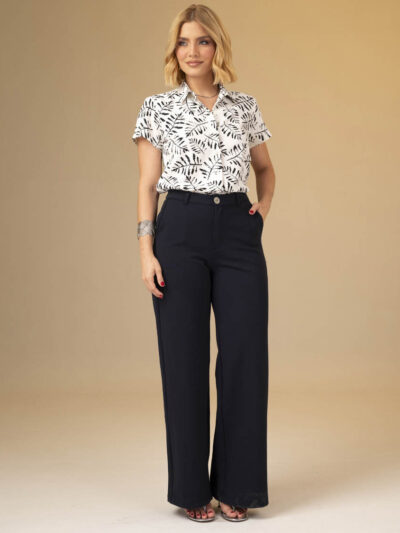 Calça LC Pantalona Rubi Preta